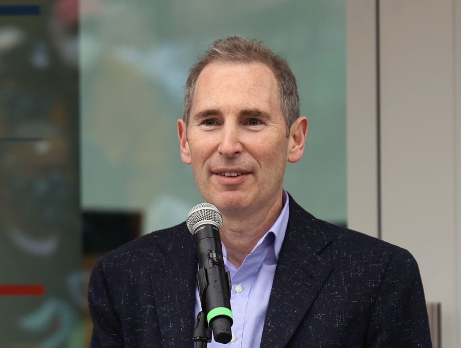 Amazon's Andy Jassy reported a $212.7m salary in 2021. (Photo by Bruce Bennett/Getty Images)