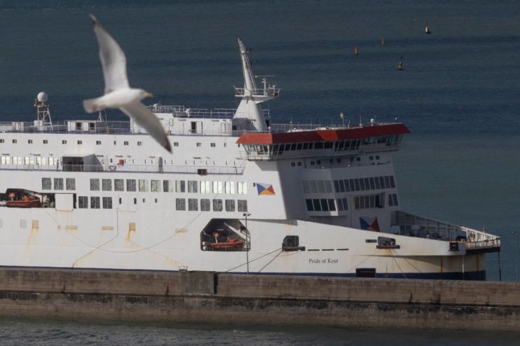 P&O Ferries In The Port of Dover