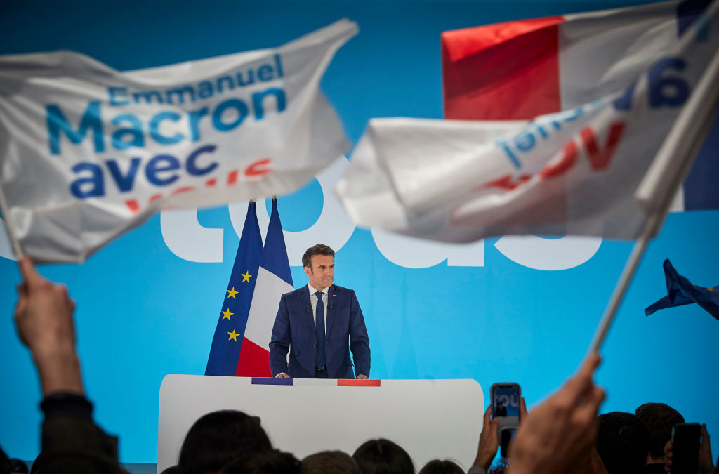 Election Night With Emmanuel Macron's En Marche Party During France's 2022 Presidential Race
