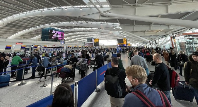 Heathrow terminal experienced massive queues last year due to industrial action 