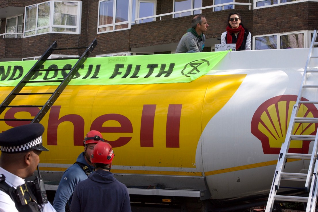 Shell protest in London (Gareth Morris/XR)