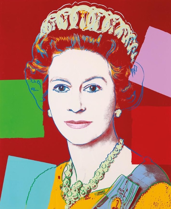 Andy Warhol's world-famous painting of the Queen