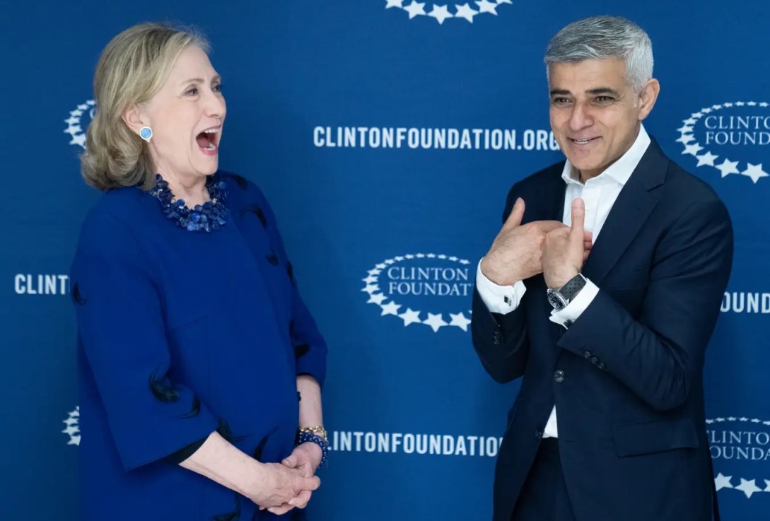 Clinton and Khan in New York City