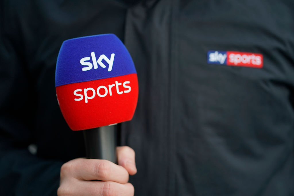 LINGFIELD, ENGLAND - JANUARY 04: Sky Sports microphones at Lingfield Park on January 04, 2019 in Lingfield, England. (Photo by Alan Crowhurst/Getty Images)