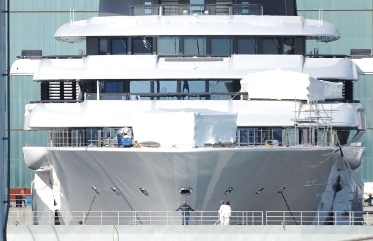 Superyacht "The Scheherazade" Moored In Italian Marina