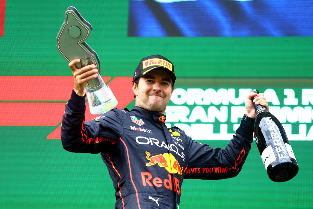 Perez finished on the podium in Italy last time out. 