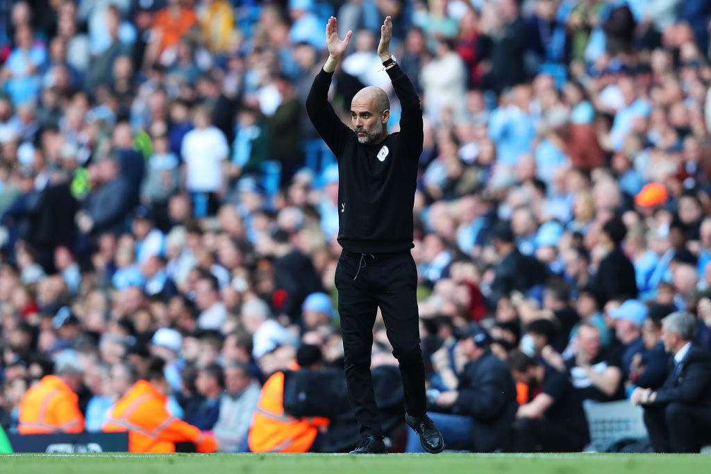 Manchester City will claim their fourth Premier League title in five years, and pip rivals Liverpool, if they win on the final day