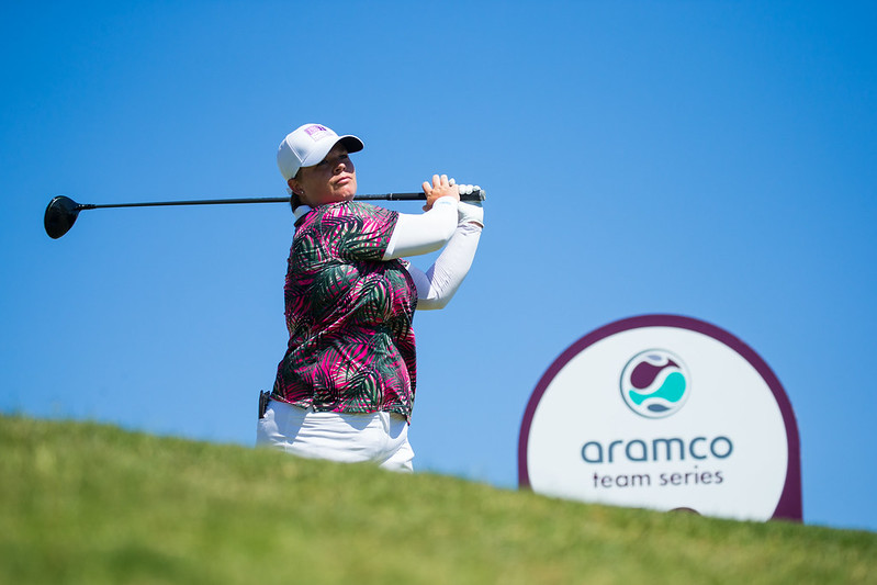 Lydia Hall is in the field for this week's Aramco Team Series London  (Credit: Tristan Jones)