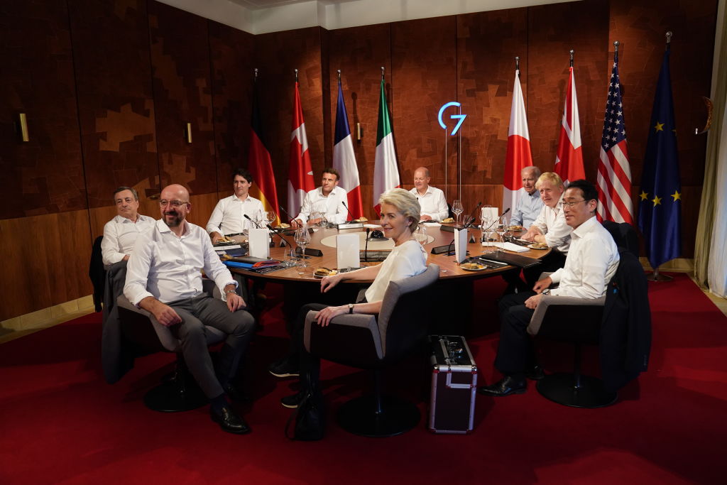 G7 Leaders Convene For Summit At Schloss Elmau