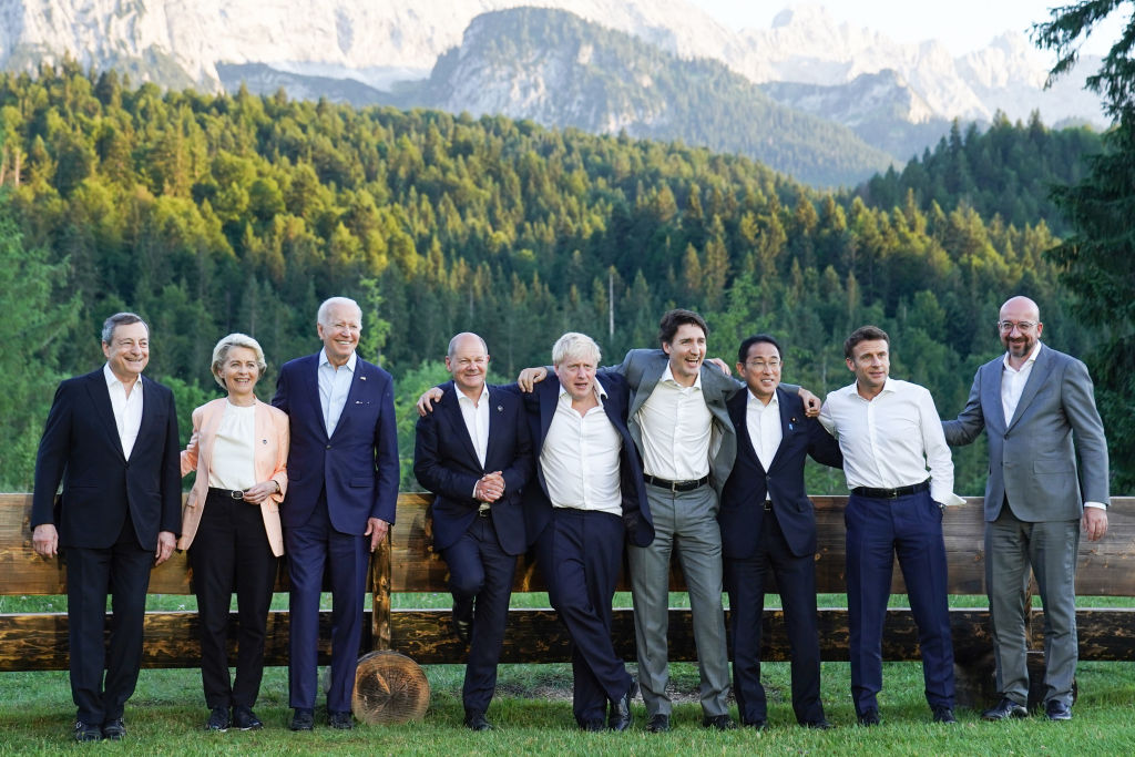 G7 Leaders Convene For Summit At Schloss Elmau