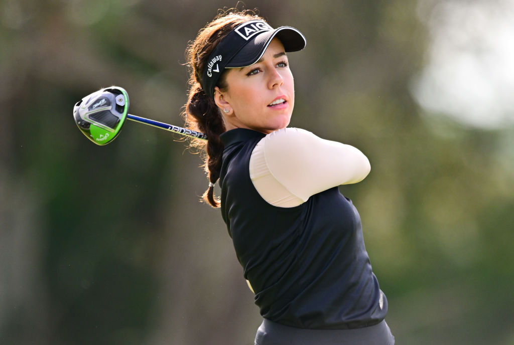 Georgia Hall is among a host of top English players due to take part in the Aramco Team Series London this week