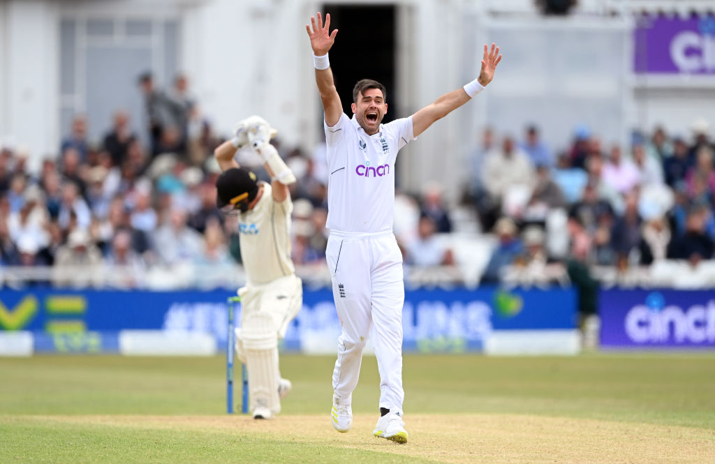 James Anderson took his 650th wicket yesterday as England made progress in the second Test against New Zealand. 