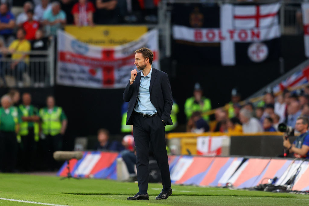 Gareth Southgate was targeted by some fans after England lost heavily to Hungary in the Nations League Tuesday