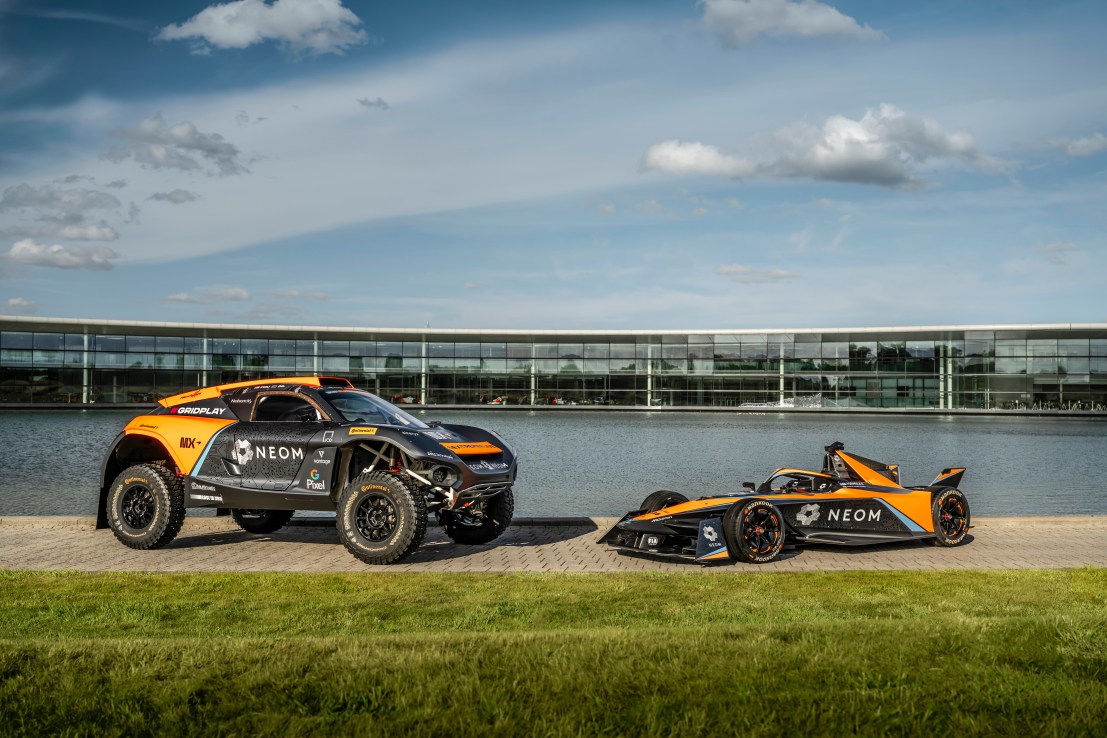 McLaren announced the partnership with Neom yesterday.