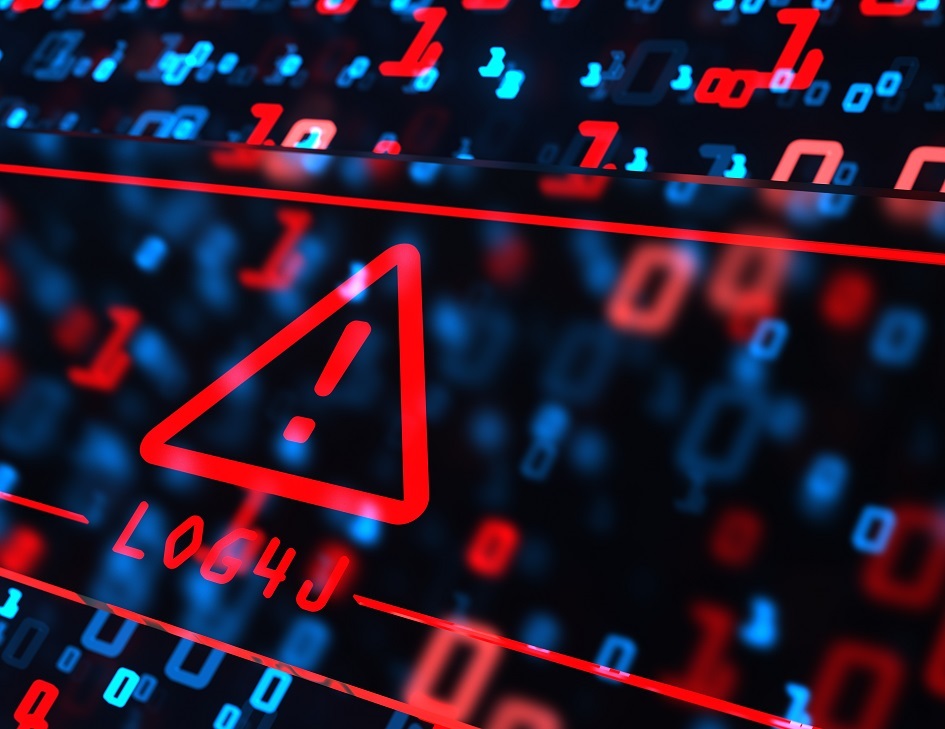 Security vulnerability Log4J detected. 3d illustration.