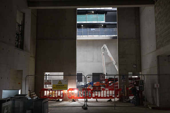 Topping Out Ceremony At Sadler's Wells East