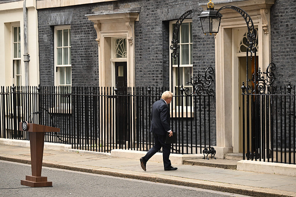 Conservative Leader And Prime Minister Boris Johnson Resigns From Office