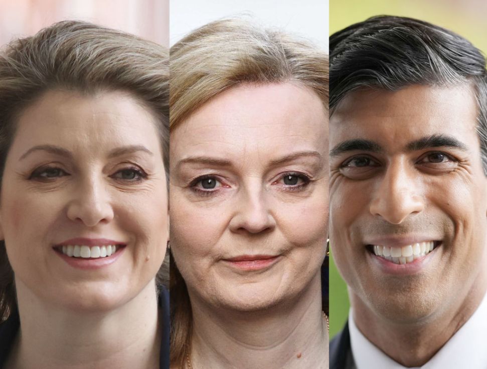 FILE PHOTO (EDITORS NOTE: COMPOSITE OF IMAGES - Image numbers 1241950571,1344734999,1239021331) In this composite image a comparison has been made between the three remaining Conservative Leader candidates (L-R) Penny Mordaunt, Liz Truss, Rishi Sunak. Conservative MP’s will cast their votes in their party’s leadership contest with the eventual winner expected to be announced on September 5,2022. This comes after the resignation of Conservative Leader and Prime Minister Boris Johnson. (Photo by Getty Images)