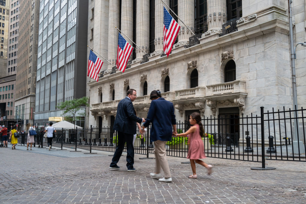 The New York Stock Exchange (Photo by Spencer Platt/Getty Images)