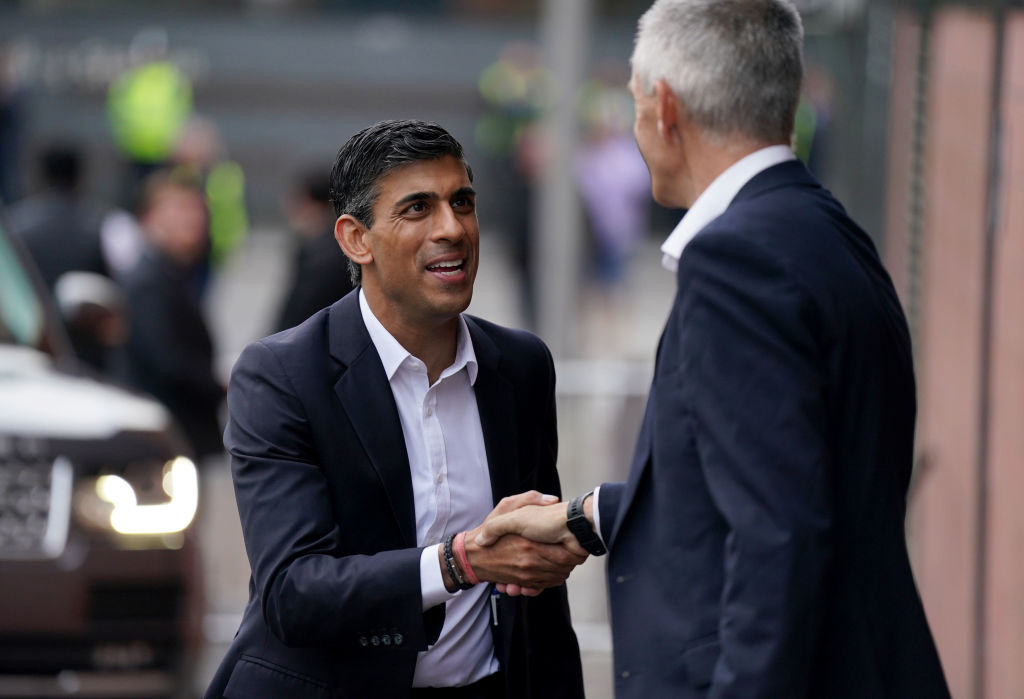 Rishi Sunak And Liz Truss Take Part In The BBC Leadership Debate