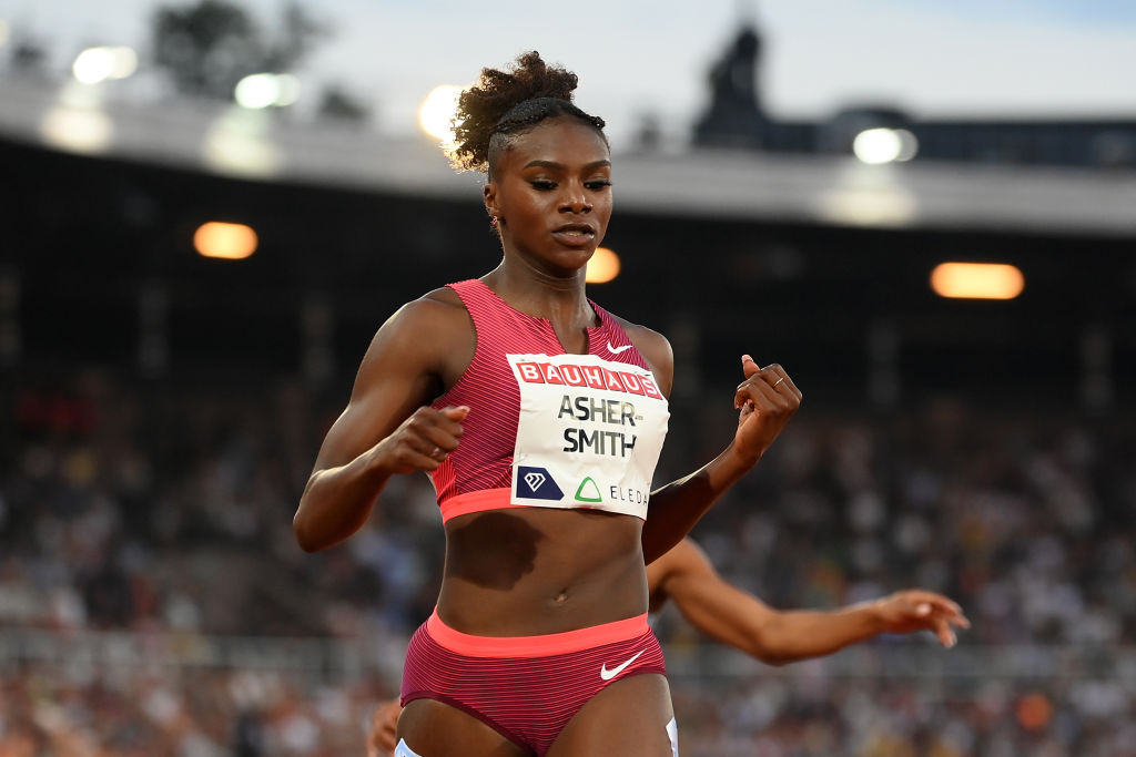 British track athlete Dina Asher-Smith will look to defend her 200m title in Eugene next week.