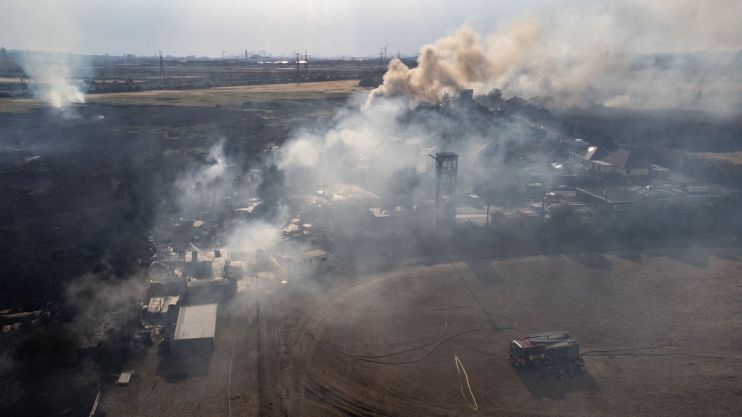 Multiple Fires Break Out Around Greater London Amid Record Heat