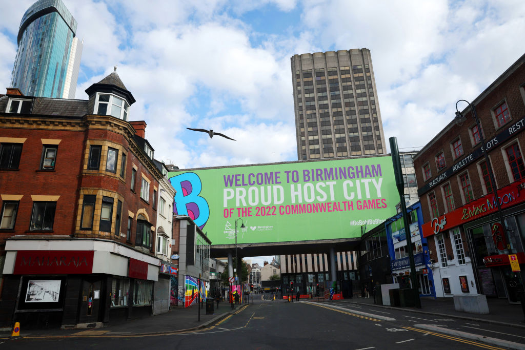 BIRMINGHAM, ENGLAND - JULY 27: A general view of China Town is seen ahead of the Birmingham 2022 Commonwealth Games at  on July 27, 2022 on the Birmingham, England. (Photo by Eddie Keogh/Getty Images)