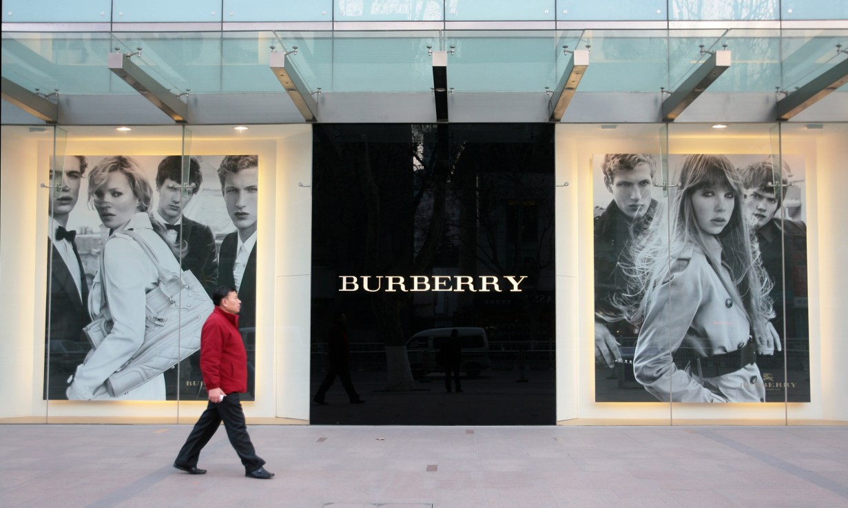 Burberry felt the pinch of China's Covid lockdowns  (Photo by China Photos/Getty Images)