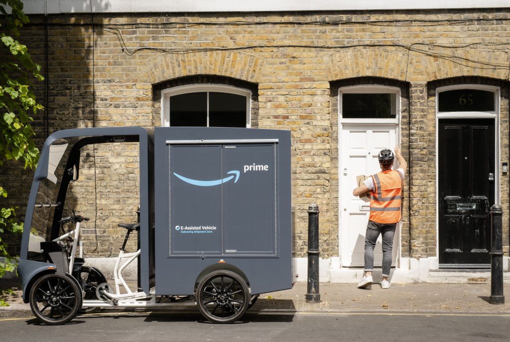 The new fleet will be stored in Amazon's micromobility hub in Hackney. (Photo/Amazon)