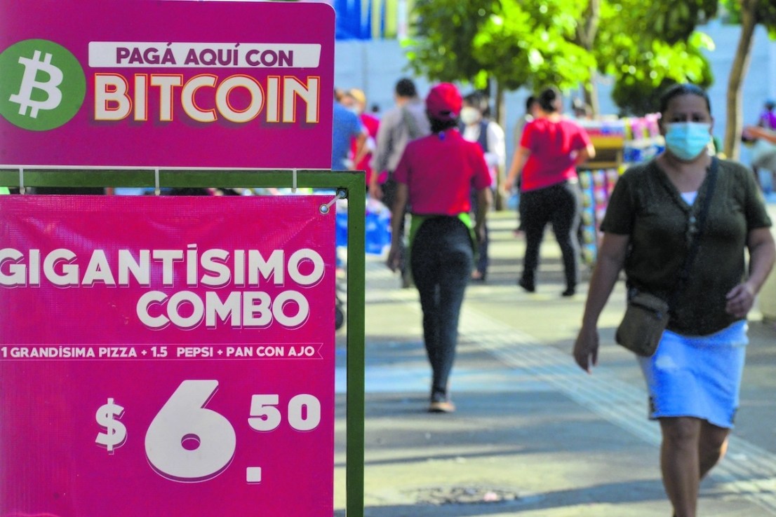 El Salvador made Bitcoin official legal tender last year. (Photo by Alex Peña/Getty Images)