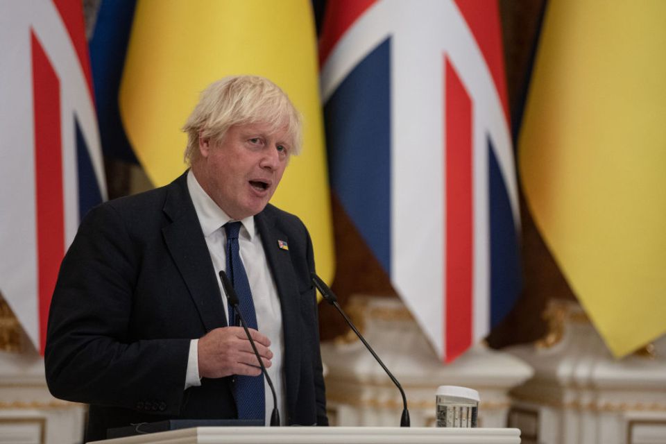 Boris Johnson Meets With Zelensky In Kyiv On Ukraine's Independence Day