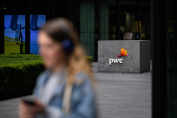 LONDON, ENGLAND - MARCH 31: A general view of the exterior of the PWC London offices on March 31, 2021 in London, England. PwC told its UK consultants and accounts that they could expect to work two or three days in the office, observe flexible working hours, and quit early on Fridays this summer, as the company announced longer-term working arrangements after the Covid-19 pandemic. (Photo by Leon Neal/Getty Images)
