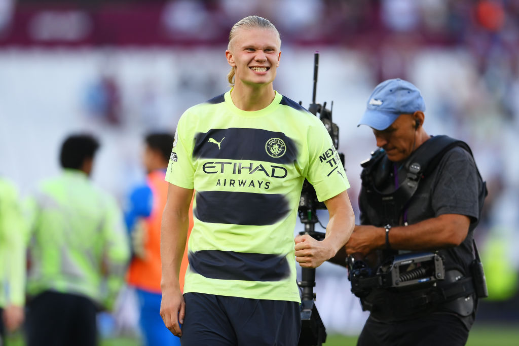 Haaland scored an opening day brace for the third consecutive season as the Norwegian netted twice for City in the Premier League.