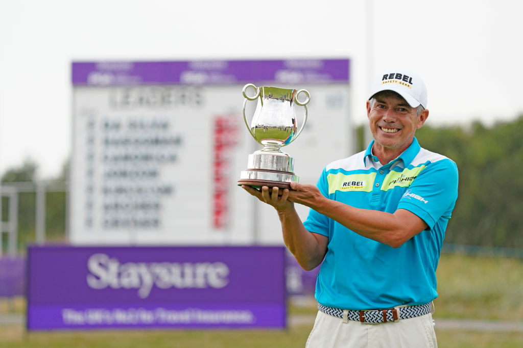 Adilson Da Silva won his first Legends Tour title by six shots at the Staysure PGA Seniors Championship