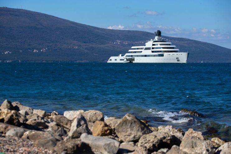 Abramovich's Yacht 'Solaris' Arrives In Montenegro After UK Sanctions