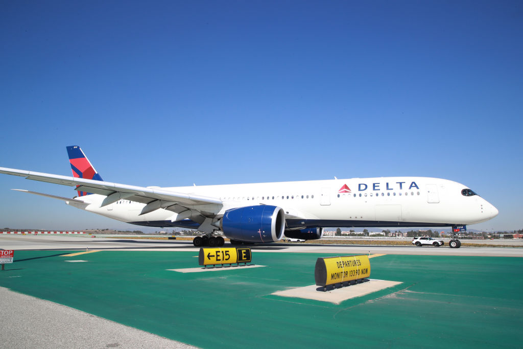 Delta will resume flying from Gatwick to the US in April following an 11-year hiatus. (Photo by Joe Scarnici/Getty Images for USOPC)