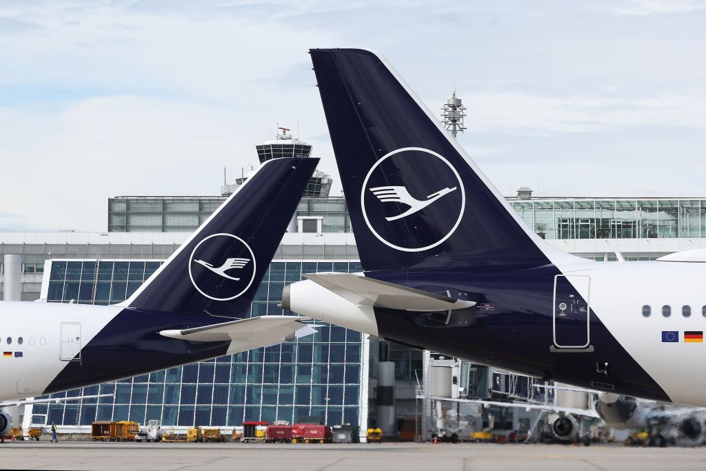 Lufthansa is reportedly in talks to sell a stake in its aircraft maintenance business, Lufthansa Technik. (Photo by Alexander Hassenstein/Getty Images)