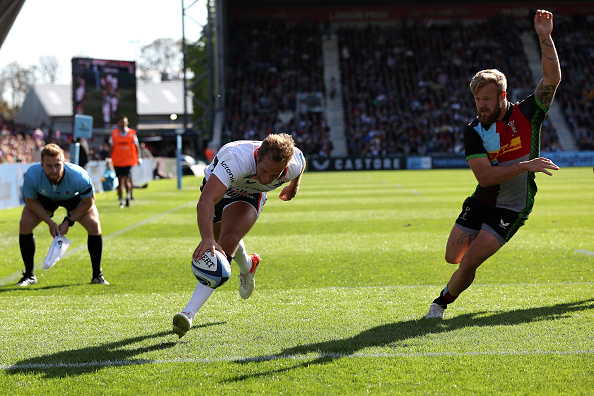 Harlequins struggled to keep on top of Saracens on Saturday. 