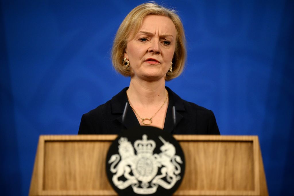 Liz Truss Holds Press Conference After Sacking Her Chancellor