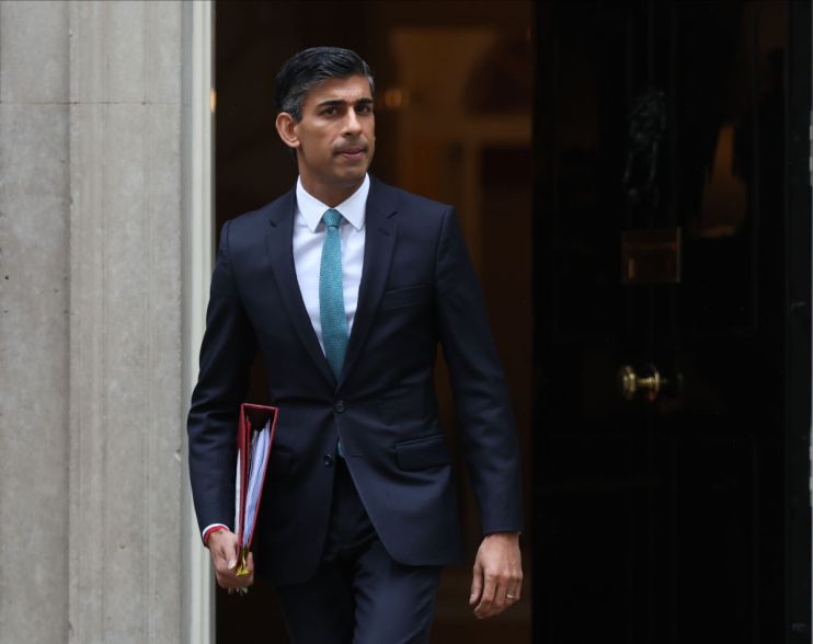 Rishi Sunak Attends First Prime Minister's Questions
