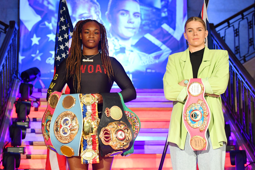 Claressa Shields (left) and Savannah Marshall (right) are due to clash at the O2 on Saturday on the biggest ever night of women's boxing in the UK