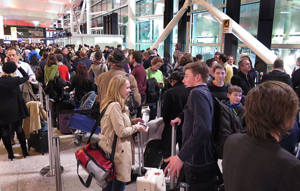  Around five million Britons are expected to travel during this festive period, according to recent data. (Photo by Peter Macdiarmid/Getty Images)