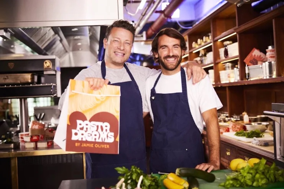 'Not a dark kitchen': Taster to launch two pasta delivery sites a month with Jamie Oliver