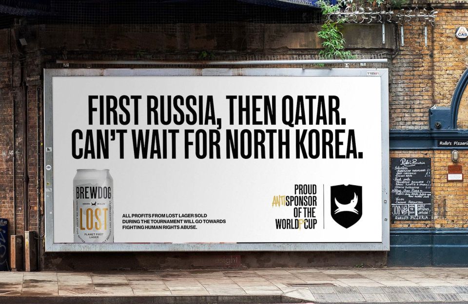 Brewdog: The brewer's Qatar ad campaign has sparked a backlash