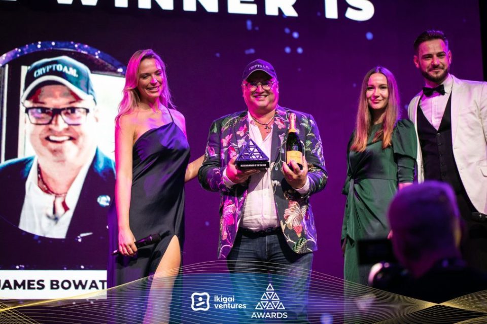 Crypto AM founder and editor-at-large James Bowater has been named 'Blockchain Advisor of the Year' at the prestigious AIBC Awards in Malta.