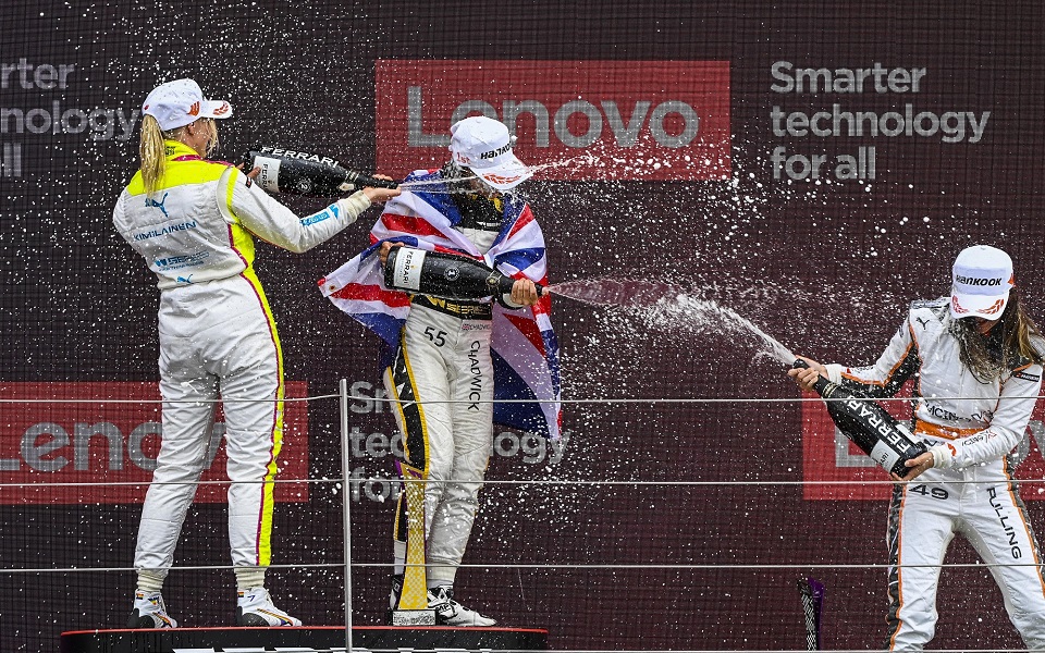 Ferrari Trento has become a the go-to fizz on racing podiums this year