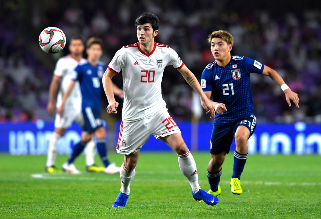 Iran like to use the wings to supply striker Sardar Azmoun