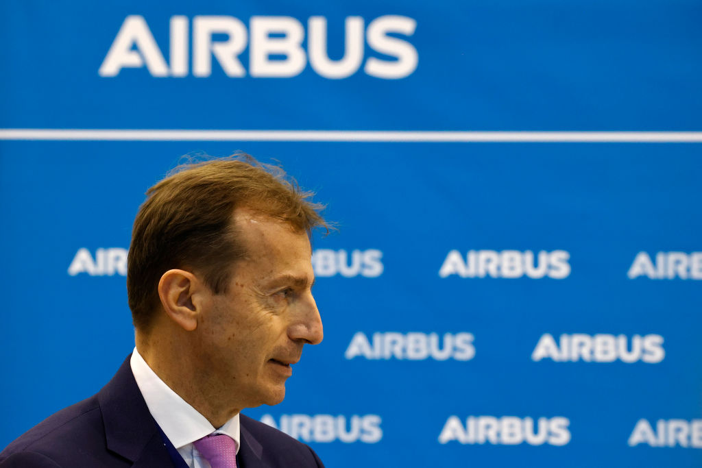 Aviation’s supply chain issues remain “very complex”, according to Airbus’s boss Guillaume Faury. (Photo by Morris MacMatzen/Getty Images)