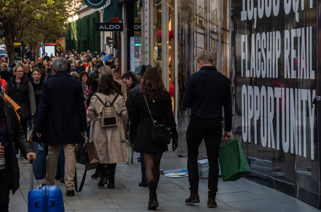 Fresh figures from the British Retail Consortium show UK retail sales were up by 2.5 per cent year on year last month, which is a growth of more than five per cent from last year.