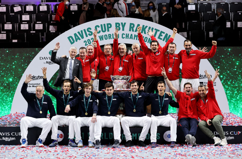 Russia won the Davis Cup last year but were banned from defending their crown in 2022
